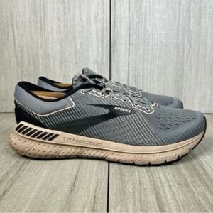 Brooks Transcend 7 Grey Running Sneaker Comfort Athletic Shoes Women’s Size 9.5